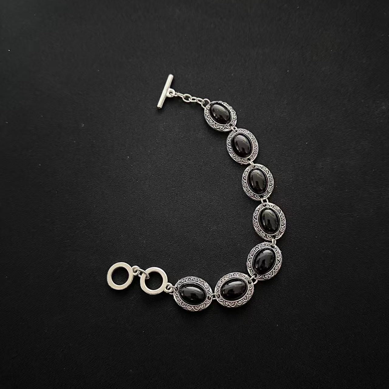 Void Veil Tibetan Shadow Bracelet