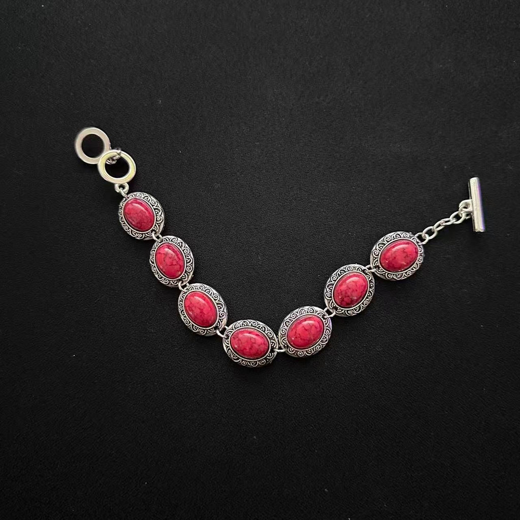 Tibetan Crimson Cloud Bracelet