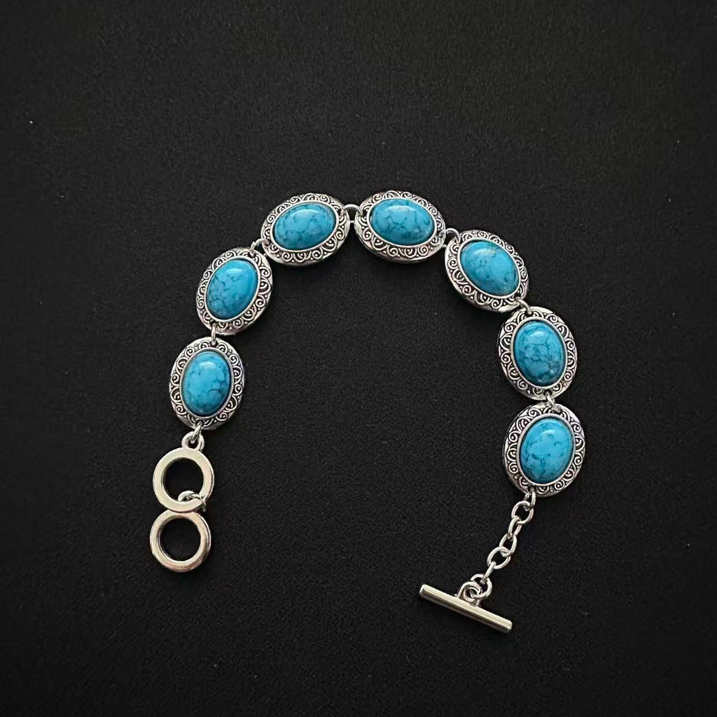 Himalayan Turquoise Vein Bracelet