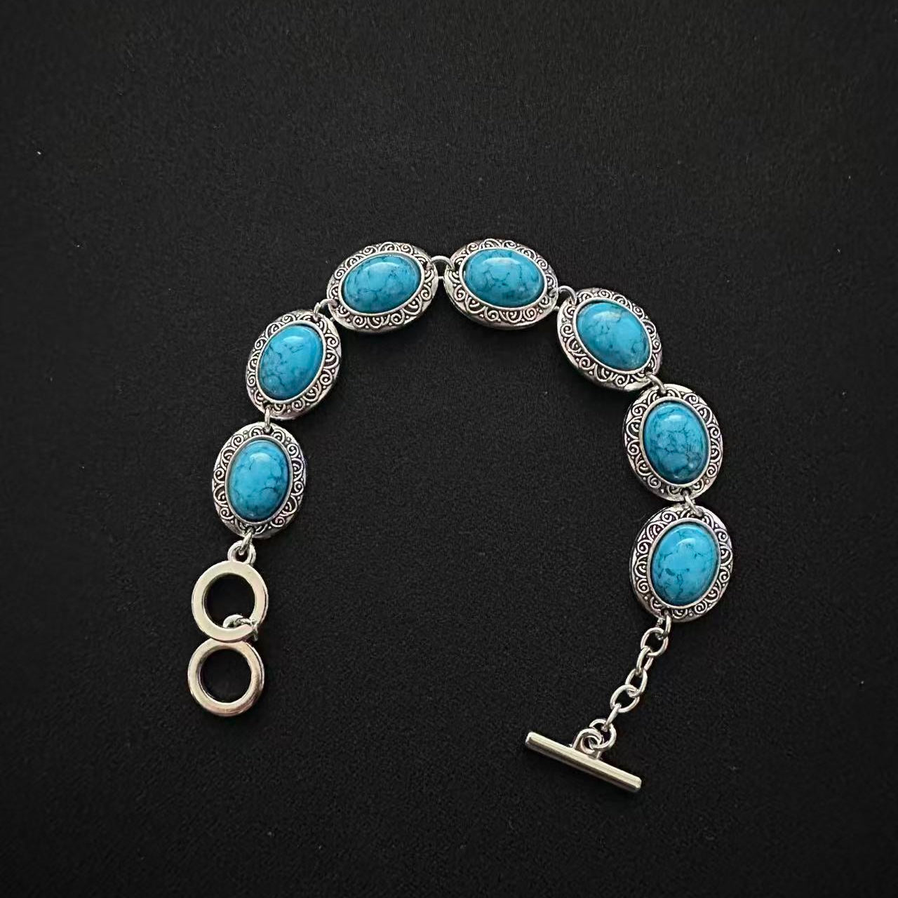 Himalayan Turquoise Vein Bracelet